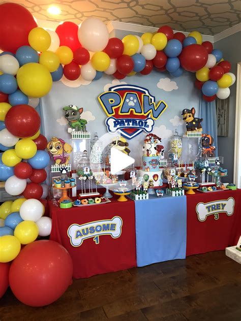 Paw Patrol birthday | Paw patrol birthday party cake, Paw party, Paw ...