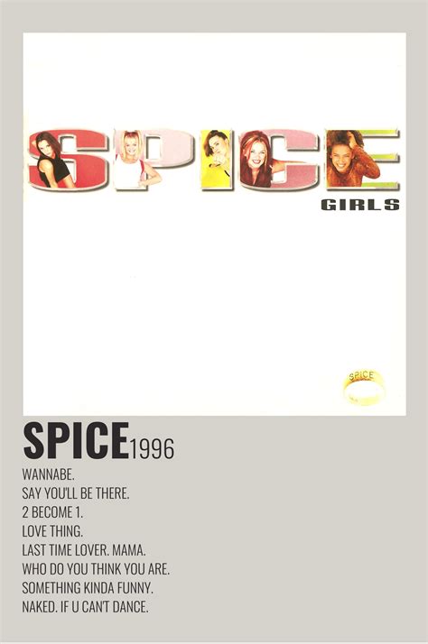 Spice by Spice Girls | Album Wall Art | Spice girls albums, Music ...