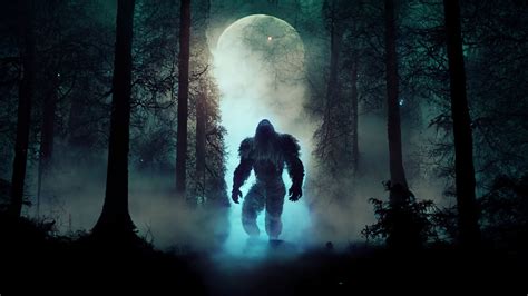 Sasquatch Bigfoot Computer iPad Wallpaper Background Image of Bigfoot ...