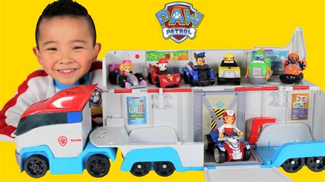 Paw Patrol Patroller Toys Unboxing With Marshall Chase Skye Rocky Rubble Zuma Vehicles Ckn Toys ...