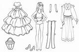 Paper Doll Coloring Pages To Print  Free Printable sketch template