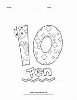 Number 10 Coloring Page At GetColoringscom  Free printable Colorings sketch template
