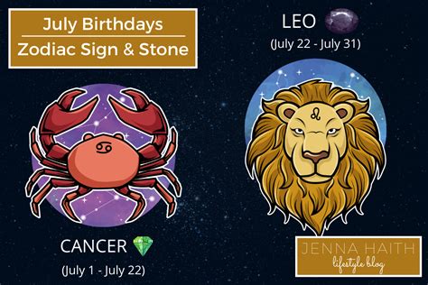 What Sign Is July? - Jenna Haith Lifestyle