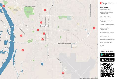 Bismarck City Map Printable