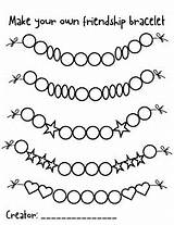 Friendship Bracelet Coloring Page By Runsicks Rainbows  TPT sketch template