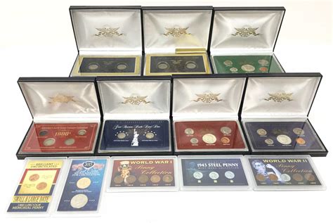 Lot - (12) U.S. Mint Commemorative Coin Collection Sets