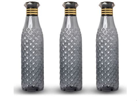 Plastic Blue CRYSTLE DIAMOND WATER BOTTLE, 1000 mL at Rs 87/set in Rajkot