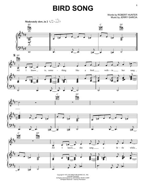 Bird Song | Sheet Music Direct