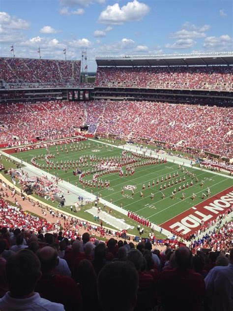 University of Alabama's Million Dollar Band entertains the crowd at the Alabama/Florida game 9 ...