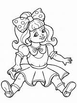 Printable Doll Coloring Pages sketch template