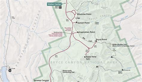 Official Bryce Canyon National Park Map PDF