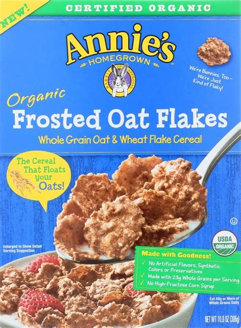 ANNIE’S HOMEGROWN: Organic Frosted Oat Flakes Cereal, 10.8 oz – Sublime ...