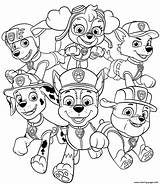 Print All Paw Patrol Pups coloring Pages  patrol sketch template