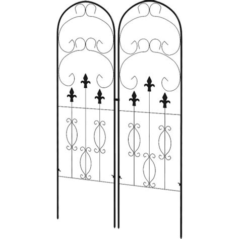 Outsunny Metal Scrolls Design Trellis Frames Garden Planter (2) - Compare Prices & Where To Buy ...