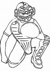 Catcher Coloring Pages sketch template
