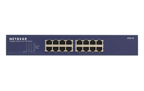 Netgear ProSafe JGS516 16-port Gigabit Rackmount Switch | Ebuyer.com