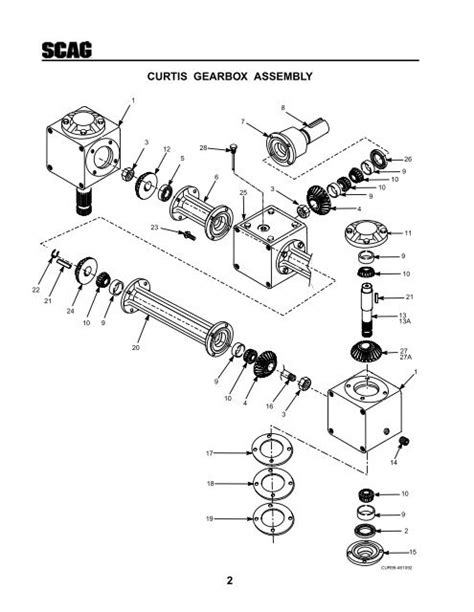 2 CURTIS GEARBOX ASSEMBLY