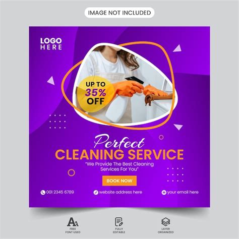 Premium Vector | Corporate cleaning business social media post banner advertising promotional ...