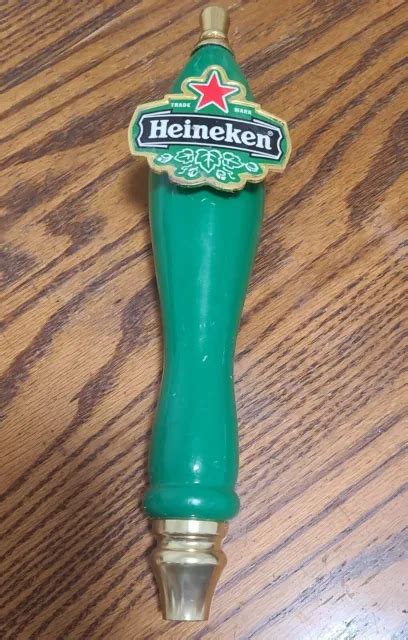 HEINEKEN BEER RED Star Pub Style Logo Beer Tap Handle 11.5” Man Cave Bar Room $35.00 - PicClick