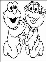 Elmo Printables sketch template
