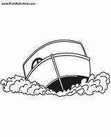 Bass Boat Coloring Pages sketch template