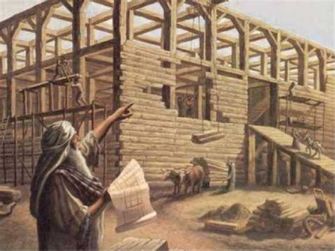 Who helped Noah build the ark?