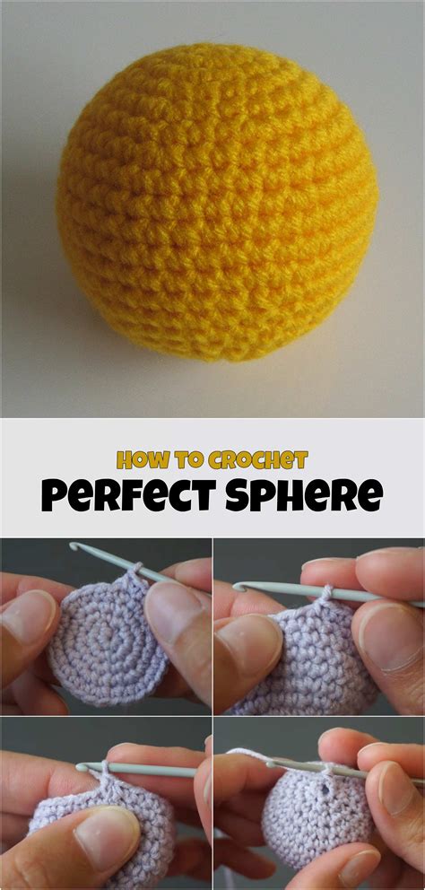 Crochet Perfect Sphere - Pretty Ideas