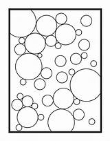 Abstract Bubbles Single Coloring Page Digital Download  Etsy sketch template
