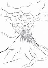 Free Volcano Coloring Pages Pdf To Print  Coloringfoldercom sketch template
