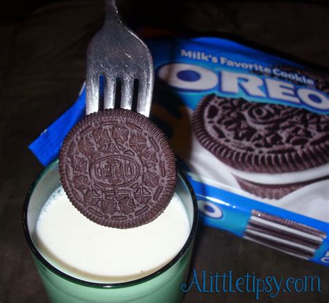 Dunking Oreos with a Fork - A Little Tipsy