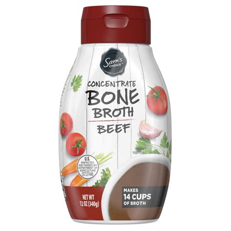 Sam's Choice Beef Bone Broth Concentrate, 12 Oz. - Walmart.com - Walmart.com