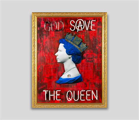 God Save The Queen (172) | Illuminati Neon | Castle Fine Art