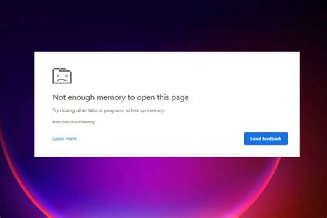 Edge Out of Memory Error Code: 3 Ways to Free it up