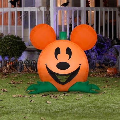 3ft. Airblown® Inflatable Halloween Mickey Mouse Cutie | Michaels | Mickey mouse pumpkin, Disney ...