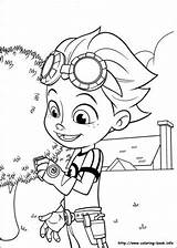 Drawing Of Jobot Di Rusty Rivets Coloring Page  Home sketch template