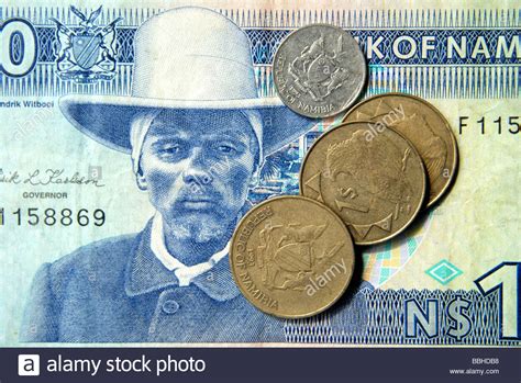 Namibian Dollar notes and coins Stock Photo: 24355276 - Alamy