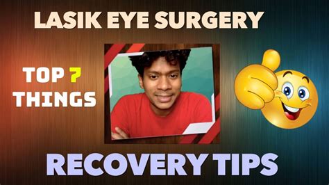 Lasik Eye Surgery - Recovery Tips - YouTube