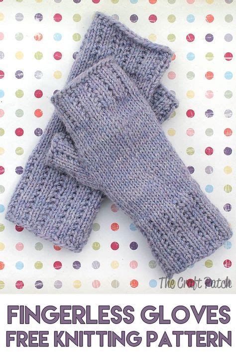 Knitting Patterns Fingerless Gloves | Free Patterns