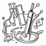 Colorful Lab Equipment Coloring Page 44644 35300 sketch template
