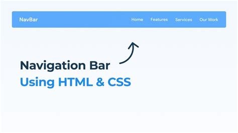 How to Create Navigation Bar Using HTML and CSS | NavBar HTML CSS | Navigation bar, Navigation ...