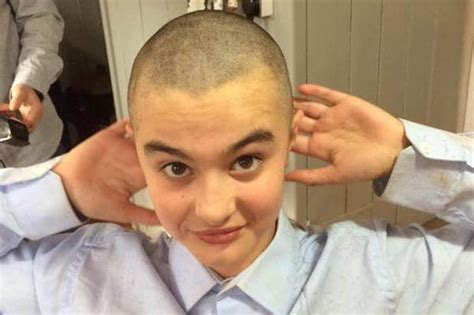 Perfect student forced into 'prison' after shaving head to raise money for cancer charity ...