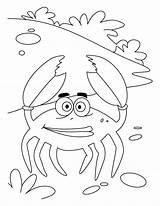 Crab Trap Coloring Pages Sketch Page sketch template