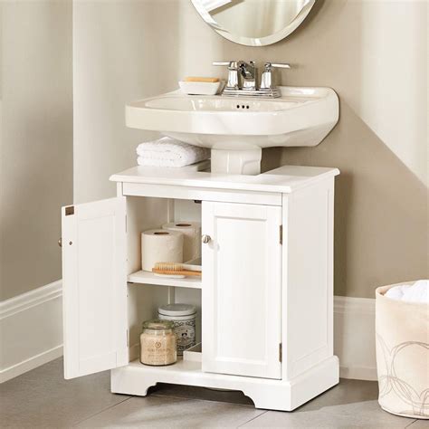 Bathroom Pedestal Sink Organizer - Image to u