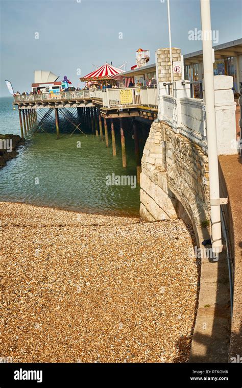 Herne Bay pier, Kent, England, united Kingdom, Europe Stock Photo - Alamy