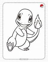 Pokemon Coloring Page  Charmander Download Printable PDF Templateroller sketch template