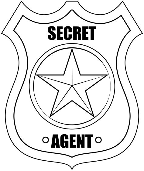 Secret Service Agents Badge