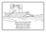 Row Boat Coloring Pages sketch template