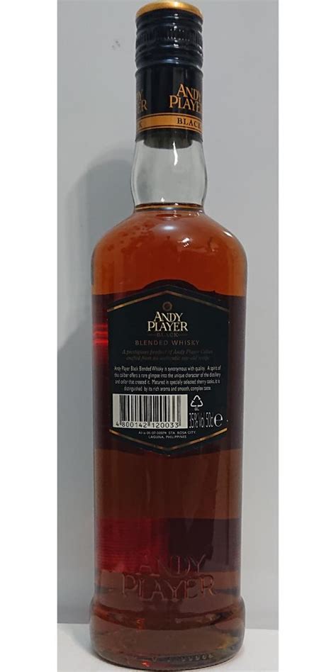 Andy Player Black - Blended Whisky - Ratings and reviews - Whiskybase