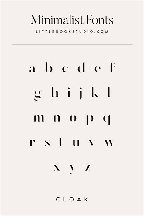 Minimalist fonts for your blog or brand. Type design, type inspiration, font inspiration ...