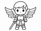 Guardian Angel Coloring Page For Download  sketch template